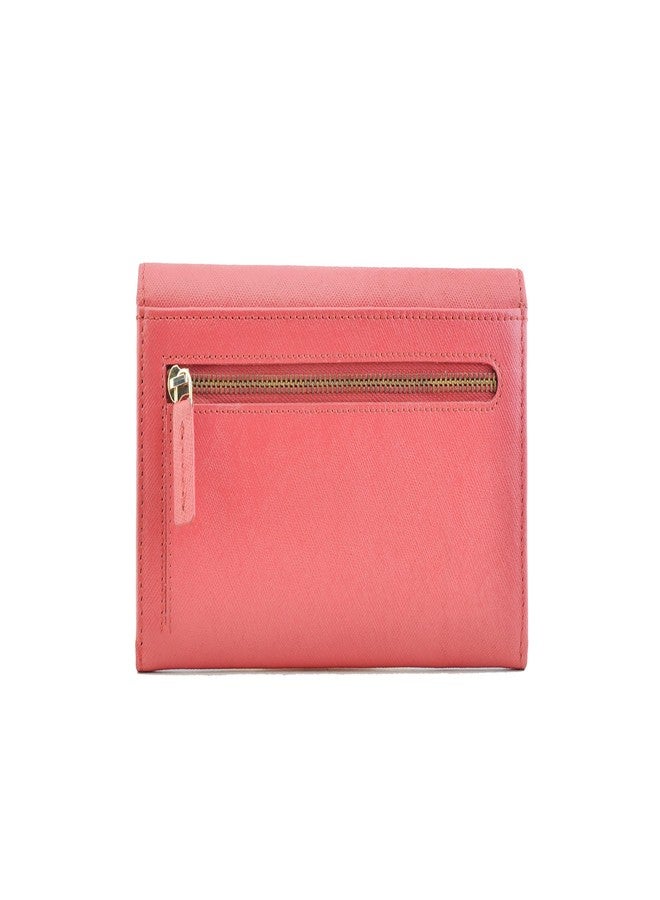 Mandava safiano Genuine Leather red Ladies Wallet - Image 3