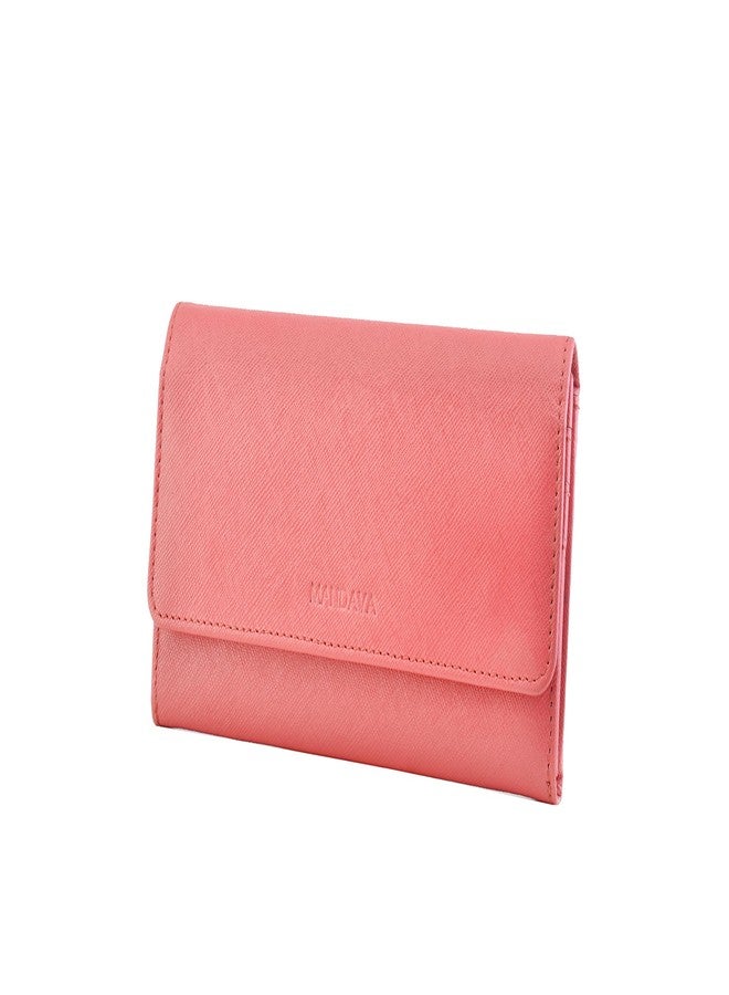 Mandava safiano Genuine Leather red Ladies Wallet - Image 2
