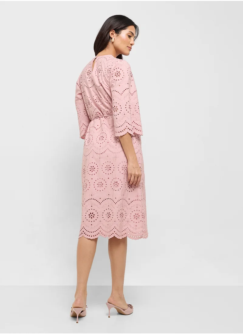 YAS Yasbilla Bell Sleeve Long Dress