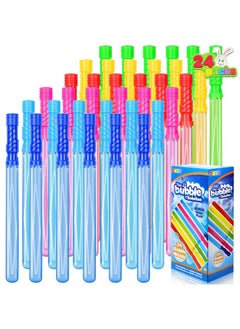 JOYIN JOYIN 24 Pack 14.6’’ Big Bubble Wands Bulk (2 Dozen) for Summer Toy, Outdoor/Indoor Activity Use, Easter, Bubbles Party Favors Supplies for Kids  - Image 1
