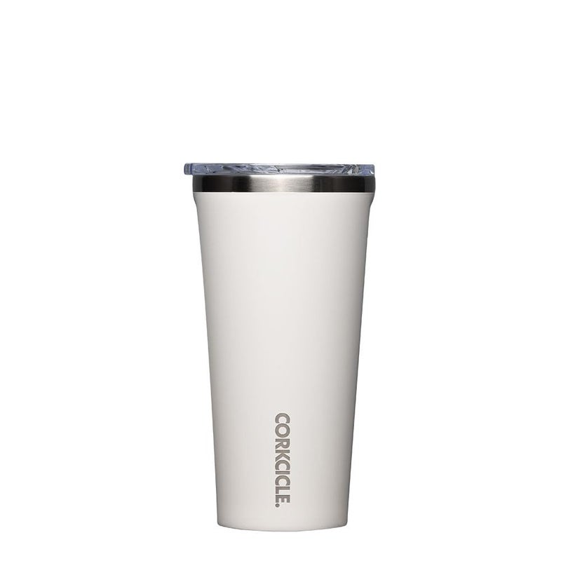 Corkcicle Classic Tumbler - Keeps Drinks Cold for 9 Hours & Hot for 3 - Triple-Insulated Stainless Steel - Holiday Tumbler Gift - 16 oz - Oat Milk - Image 1