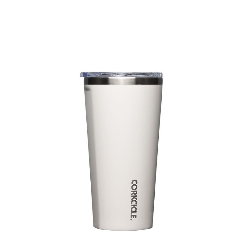 Corkcicle Classic Tumbler - Keeps Drinks Cold for 9 Hours & Hot for 3 - Triple-Insulated Stainless Steel - Holiday Tumbler Gift - 16 oz - Oat Milk - Image 2