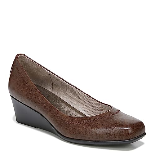 LifeStride Women's Groovy Wedge Pump, darktan, 6 W US - Image 2