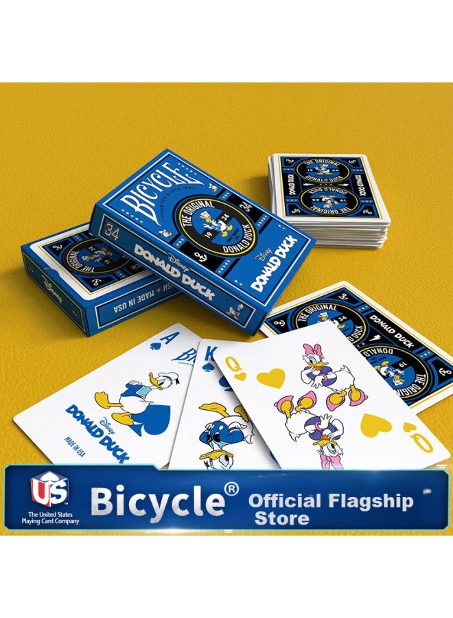 Bicycle Bicycle Disney Themed Trendy Playing Cards, Donald Duck Design, 1 Deck - Image 3