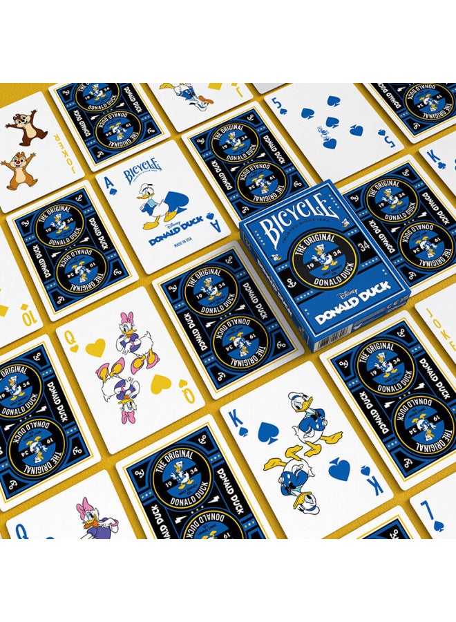 Bicycle Bicycle Disney Themed Trendy Playing Cards, Donald Duck Design, 1 Deck - Image 4