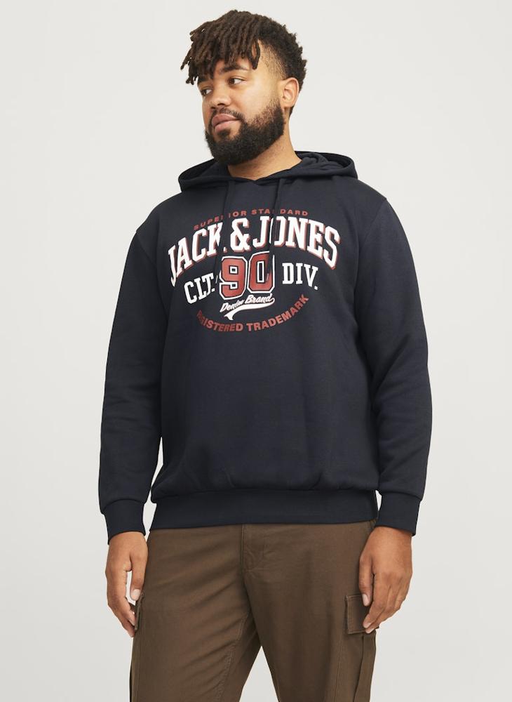 JACK & JONES - Plus Size Logo Hoodie - Image 1