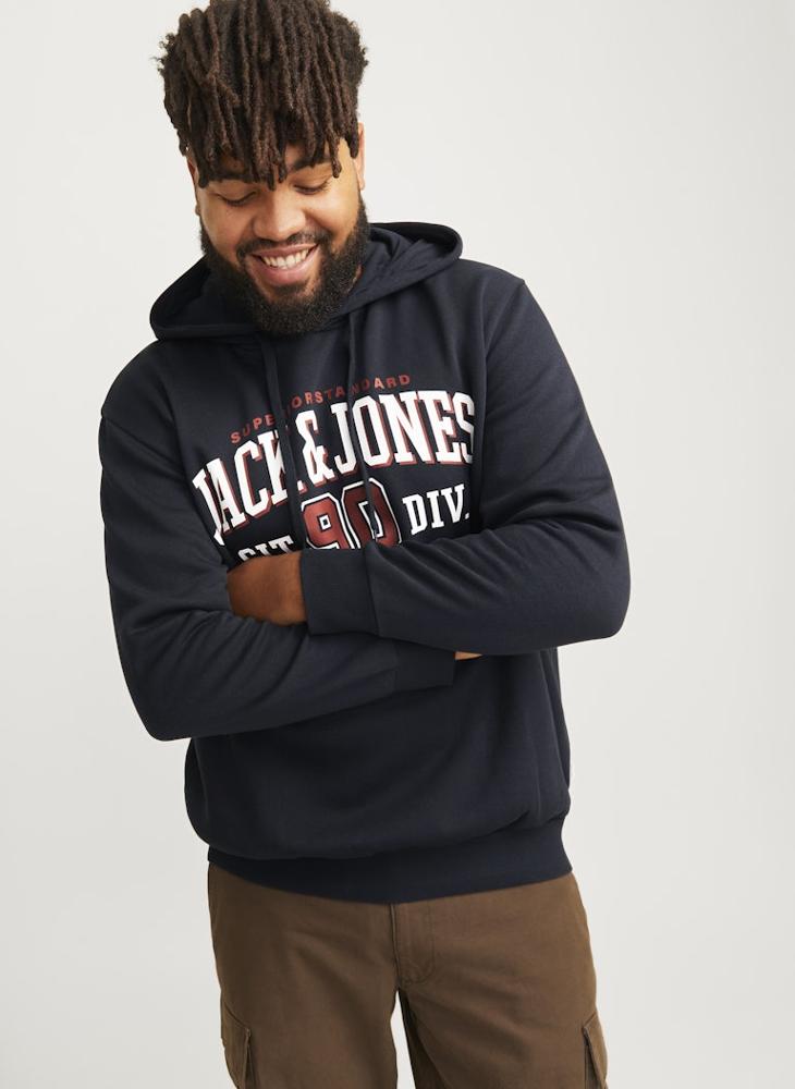 JACK & JONES - Plus Size Logo Hoodie - Image 1