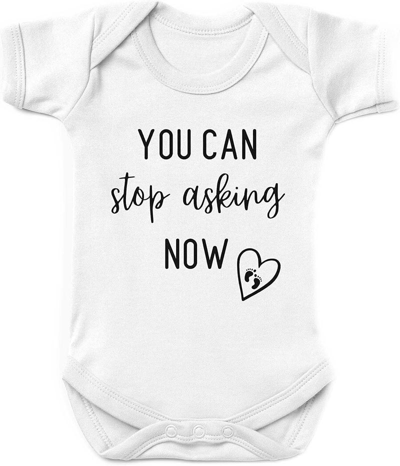 Bee Funny Pregnancy Announcement Gift for Grandparents to be, You can stop asking" Baby Coming Soon Reveal idea for Grandma, Grandpa, Dad, Husband, Aunt, Uncle - Image 1