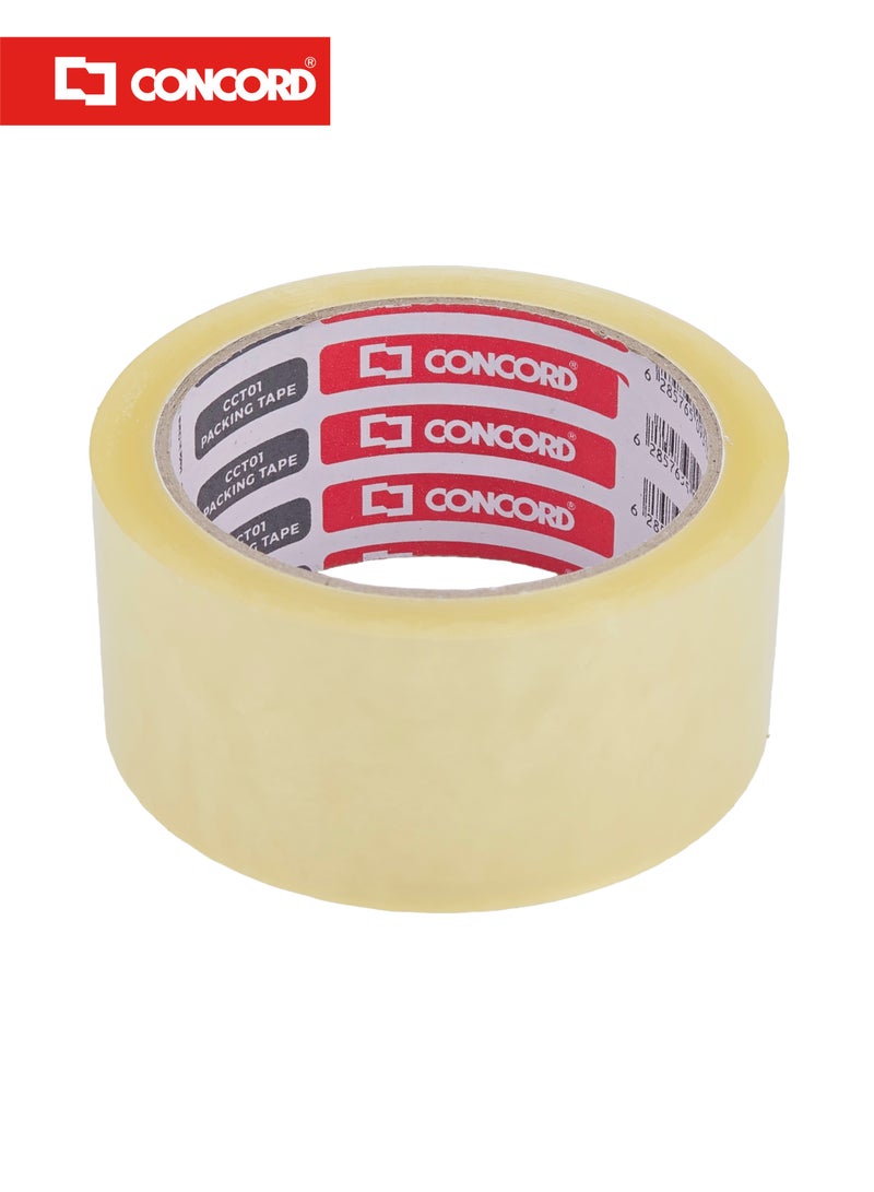 CONCORD Packing Tape 48mm x 70 Yard Clear, 1 Roll, Carton Sealing Shipping Moving - Image 1