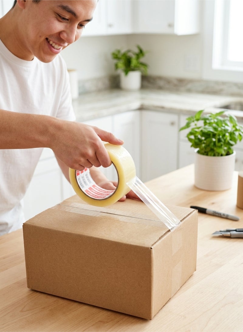 CONCORD Packing Tape 48mm x 70 Yard Clear, 1 Roll, Carton Sealing Shipping Moving - Image 3