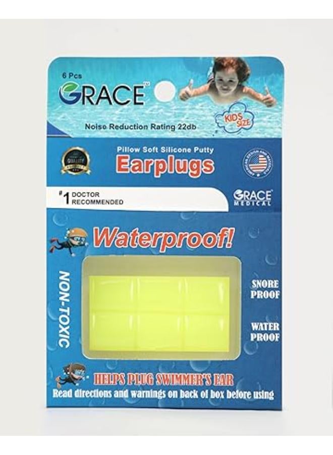 Grace 6 Piece Flexible Earplugs For Kids