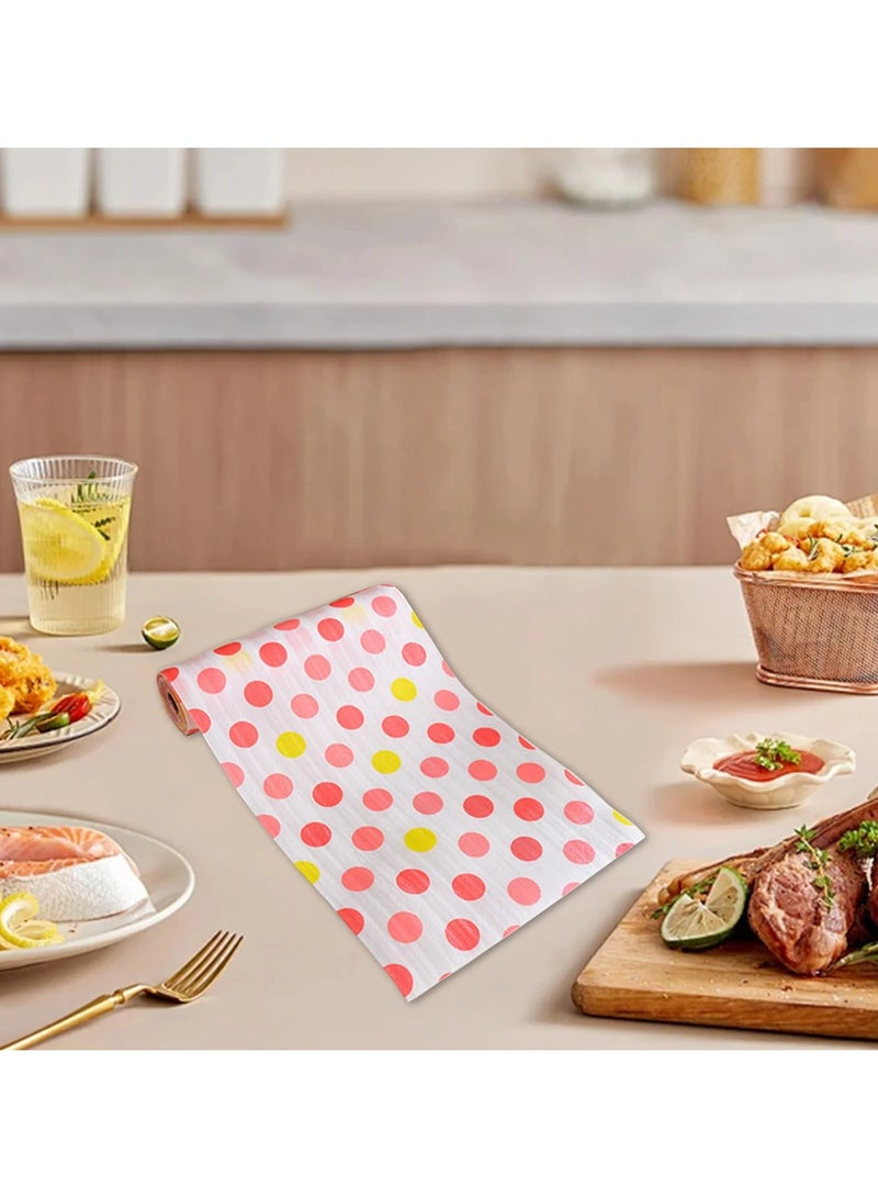 ١ قطعة من مفرش المطبخ مقاس 45 سم ×300 سم،مضادة للانزلاق لخزانة المطبخف - Image 4