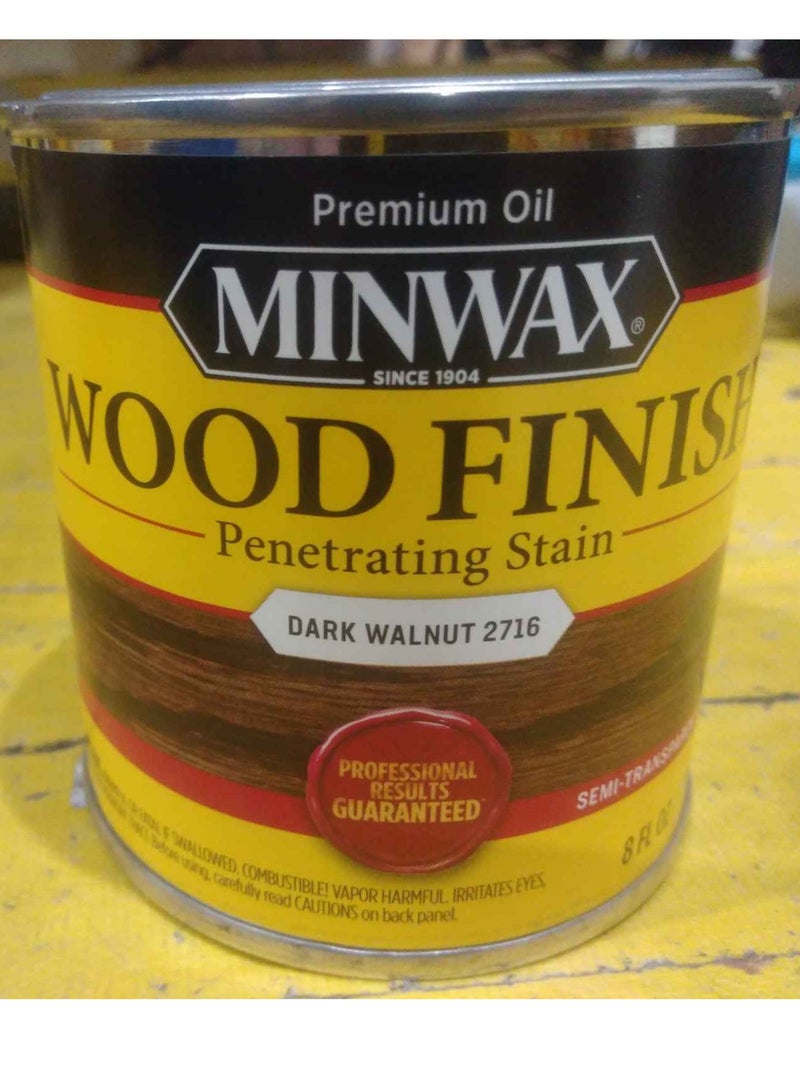 منواكس يخترق الزيت بقع الخشب بلون الجوز الداكن 2716 8 أونصة سائلة 22796 - Image 1