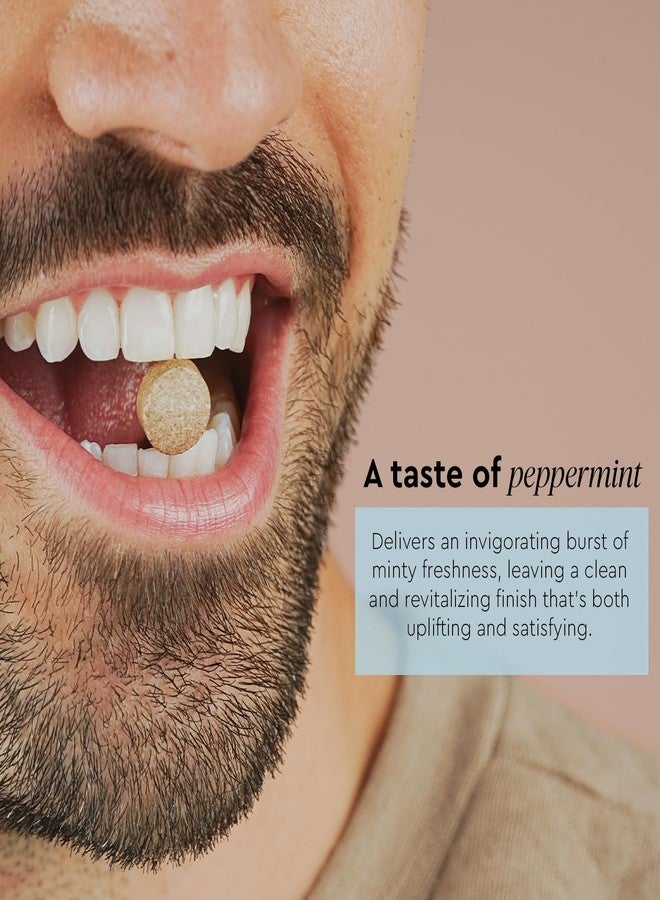 Boka Vital Bite Oral Pre + Probiotics - Sugar-Free Nut-Free Chewable Dental Probiotics for Teeth and Gums with BLIS K12, Vitamin D3 K2 for Men Women, Freshens Breath - Peppermint, 30 ct - Image 3