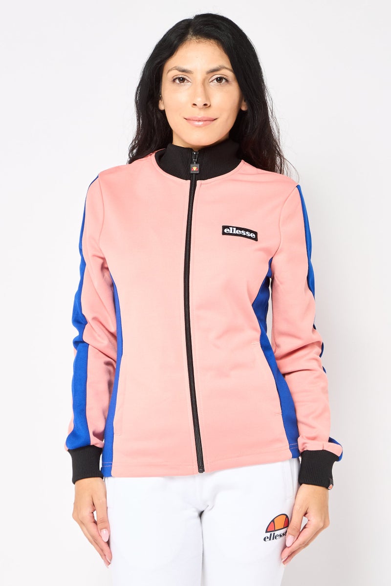 Ellesse جاكيت خارجي مزخرف بشعار للنساء، متعدد الألوان - Image 1