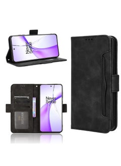 For OnePlus Ace 3V 5G Skin Feel Calf Texture Card Slots Leather Phone Case(Black)