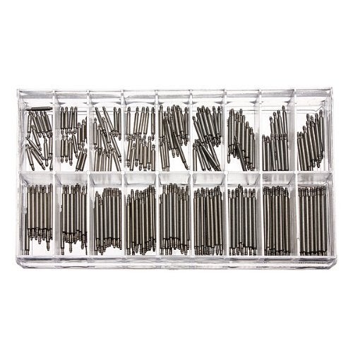 CJESLNA 360 Pcs Stainless Steel Watch Band Spring Bars Strap Link Pins 8-25mm Watchmaker - Image 5