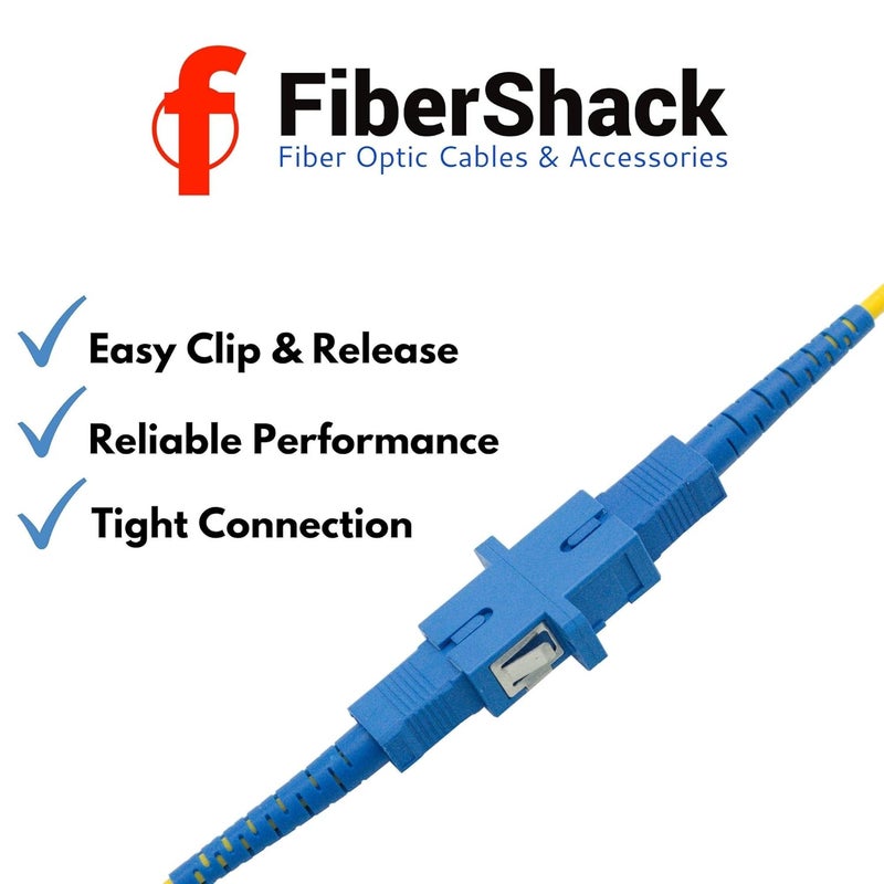 Fibershack - SC to SC Fiber Coupler Tin - 12pk - Single Mode SX - SCUPC Fiber Optic Couplers for Extending Fiber Optic Cables. - Image 3