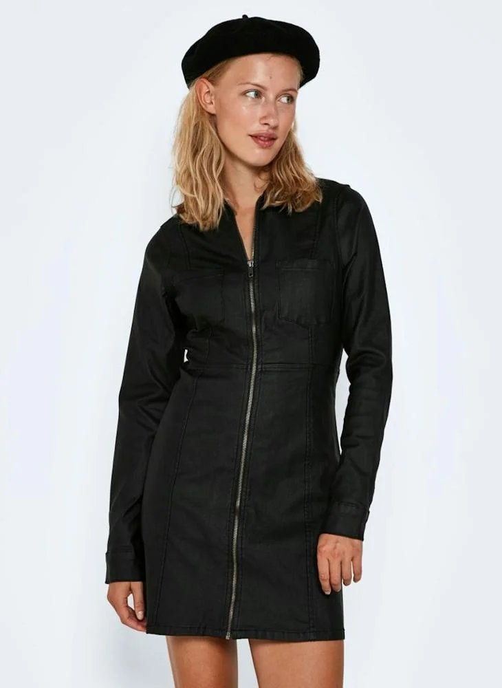 نويزي ماي Zipped Dress