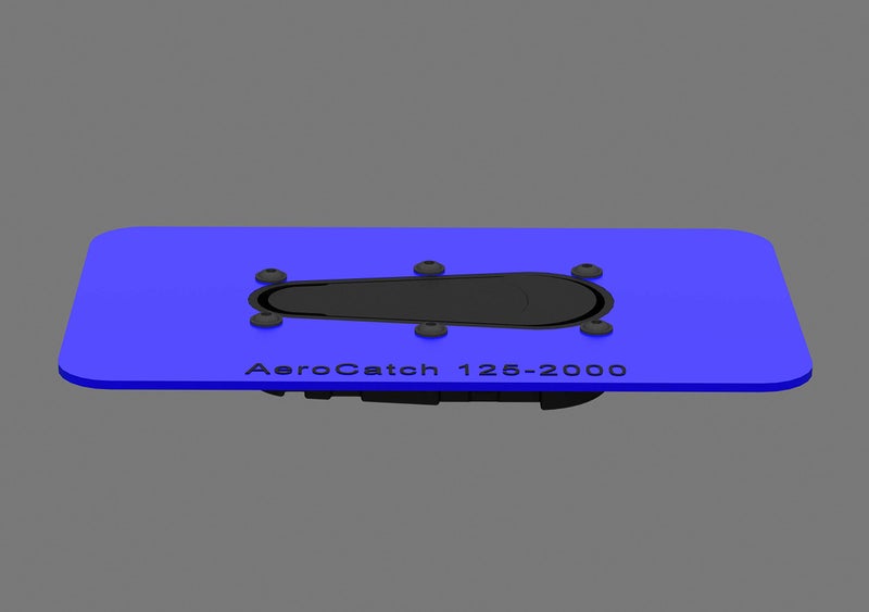 AeroCatch 125-2100 Below Panel Flush Locking Hood Latch and Pin Kit - Black - Image 4
