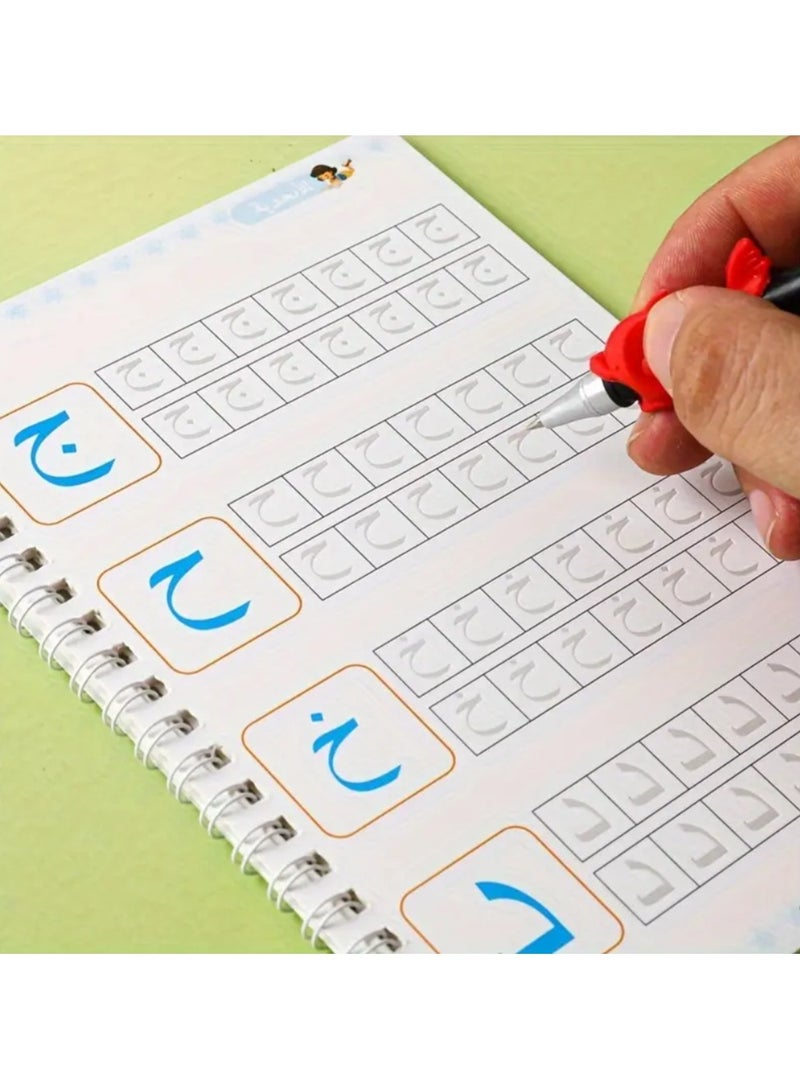 ارواق 4 قطع من كتاب الخط العربي للأطفال والطلاب كتاب الخط السحري Sank Magic Copybook - Image 2