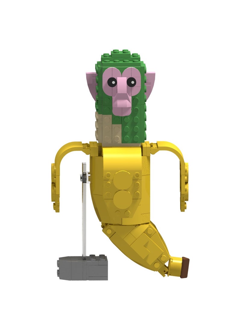 عام "مكعبات بناء 'شيمبانزيني بانانيني' - الغوريلا الموزية من سلسلة 'أساطير الجبال والأنهار' | مجسمات يدوية الصنع لرحلات الألغاز الخيالية | طبعة خاصة للهواة" - Image 2