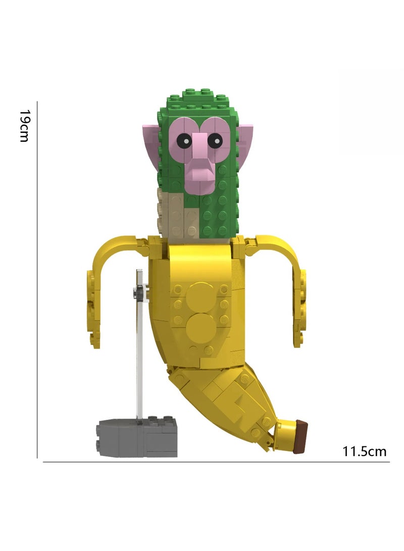 عام "مكعبات بناء 'شيمبانزيني بانانيني' - الغوريلا الموزية من سلسلة 'أساطير الجبال والأنهار' | مجسمات يدوية الصنع لرحلات الألغاز الخيالية | طبعة خاصة للهواة" - Image 5
