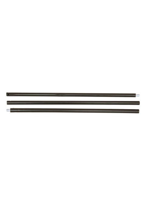 VTS Curtain Rods with Conversion Adapter Convert The Light Stand Into A Background System Suitable for Paper Cloth Backdrop3 Feet Each Rod Total 95ft Width 3 Pcs Set Black