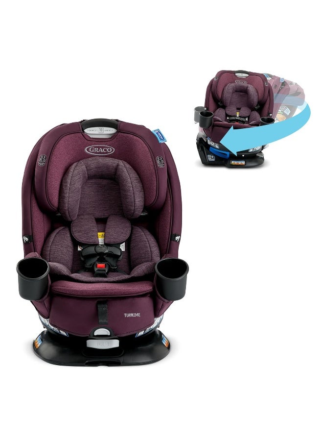 GRACO كرسي سيارة جراكو Turn2Me 3 في 1 القابل للتحويل، لندن، مع مسند رأس وضبط حزام، تركيب سهل وإطار معزز بالفولاذ - Image 1