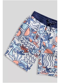 mothercare Doodle Sunsafe UPF50+ Rash Vest and Board Shorts Set  - Image 3