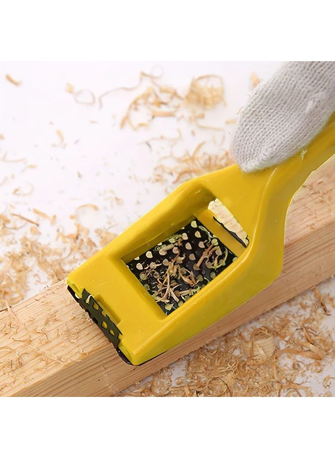 Yellow Woodworking Planer Ceramic Art Clay Trowel for Cutting Carving Texturing Pottery Resin - Image 3