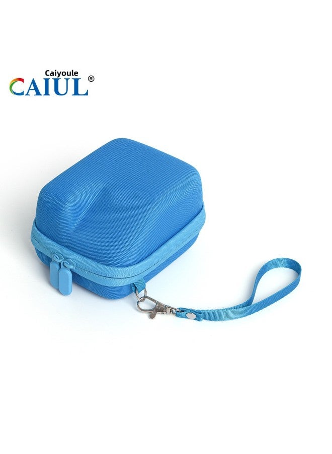 Anti-scratch And Anti-drop Strap EVA Hard Case Red And White Photo Bag Polaroid GO Special Fit Storage Bag-Color:Blue  - Image 1