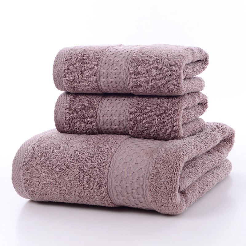 Export Long Staple Cotton 12 Color Set Gift Box Towel Bath Towel Three Piece Set Gift Set Towel Cotton Embroidery Logo - Image 1