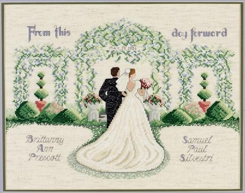 Janlynn Counted Cross Stitch Kit From This Day Forward multicolored