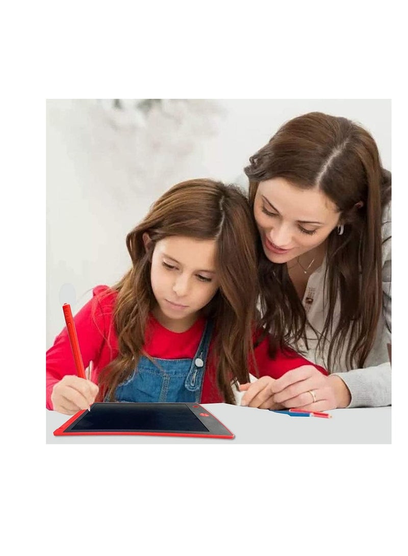 Raxoom LCD Writing Tablet 8.5 Inch, Doodle Pad Portable Erasable Reusable Writing and Drawing Pad, Learning Toys Kids Writing Pad for Boys and Girls (Red  - Image 5