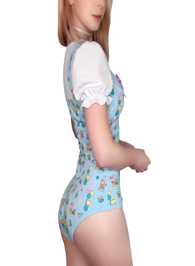 Littleforbig بدلة قطنية من ليتل فور بيغ - بيجامة بادي سوت - أطفال صغار س زرقاء - Image 2