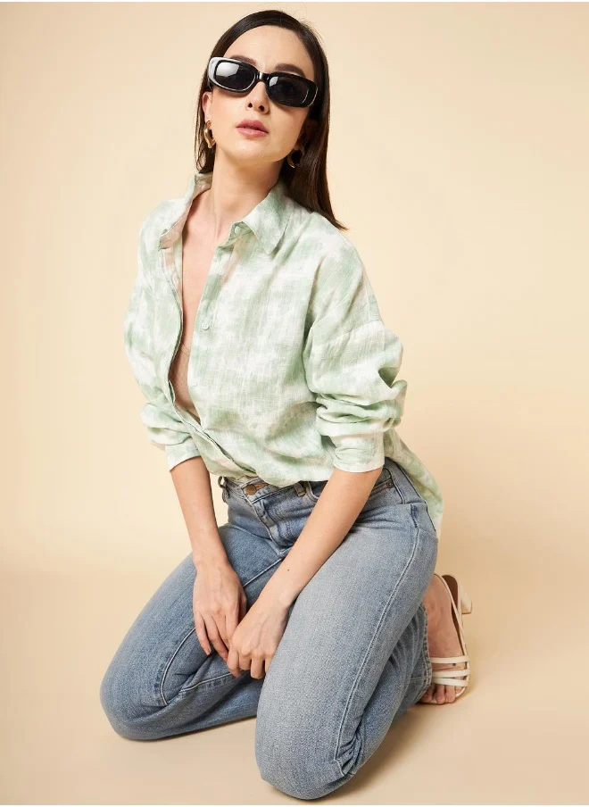 HIGH STAR Women Green Shirt