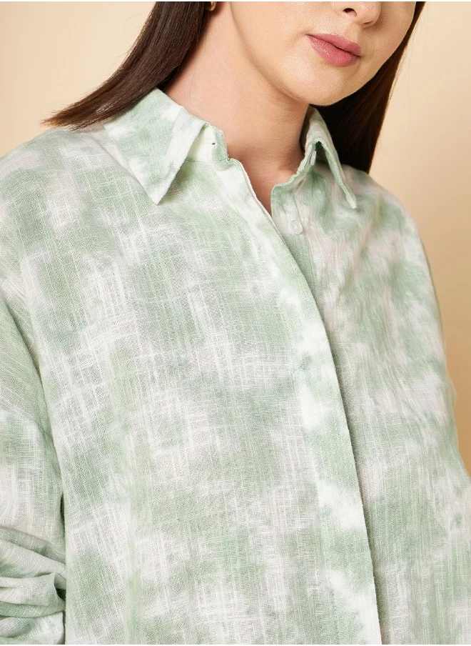 HIGH STAR Women Green Shirt