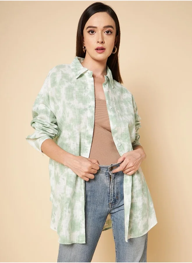 HIGH STAR Women Green Shirt