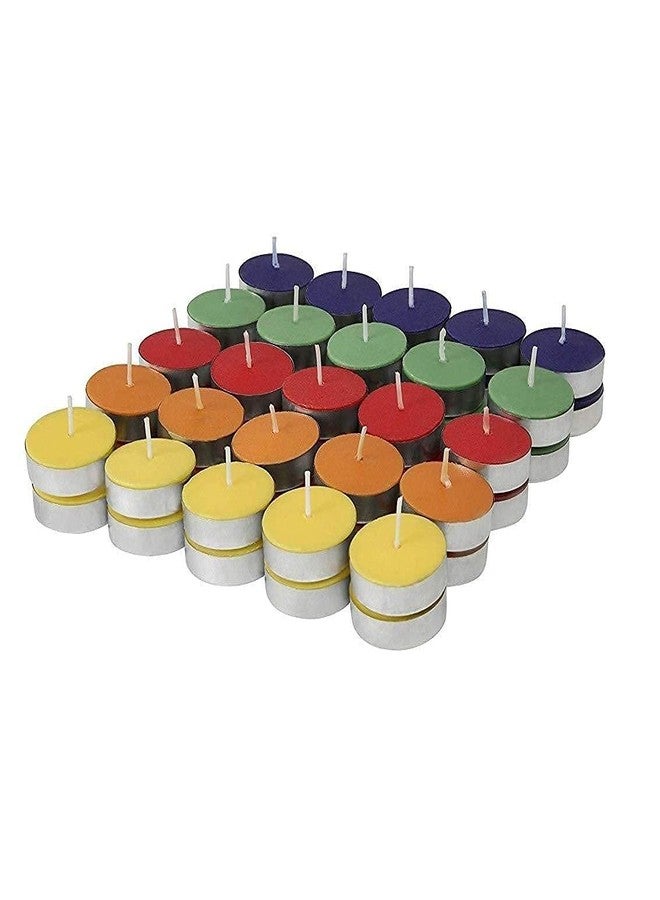 PROSPERRO LUMO by Parkash Candles Paraffin Wax Candles Tea Light (Tealights Multicolour 50) - Image 1