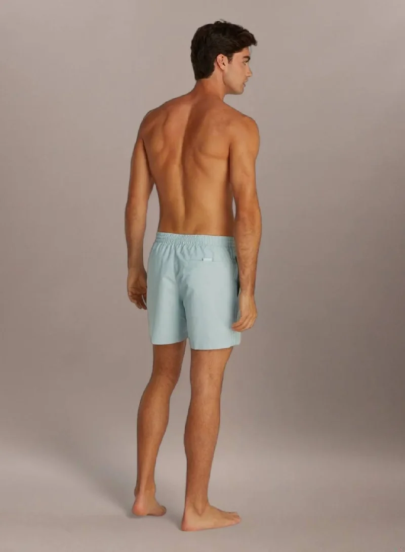 CALVIN KLEIN Medium Drawstring Swim Shorts - Logo Tape