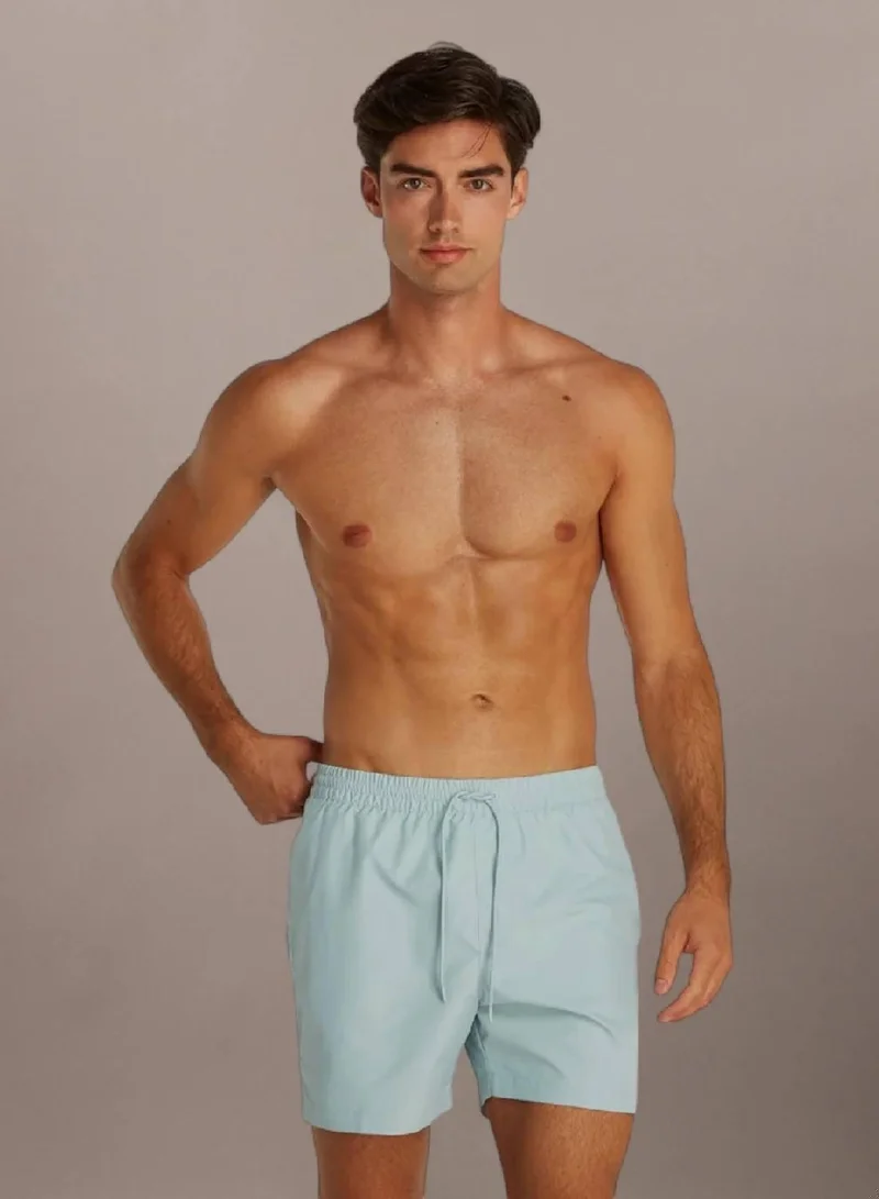 CALVIN KLEIN Medium Drawstring Swim Shorts - Logo Tape