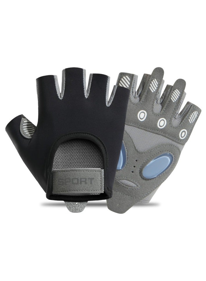 PYC Fitness Gloves,Suitable For Weightlifting In Byms,Bicycles,Sports,Fitness,And Training,And Breathable And Non Slip Silicone Pads For Palm Protection  - Image 1