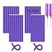 Beyoslf 945x 055 Flexible Curling Flexirods 30Pcs Heatless Bendy Foam Rods for Long Medium Short Hair Curls Purple - Image 2