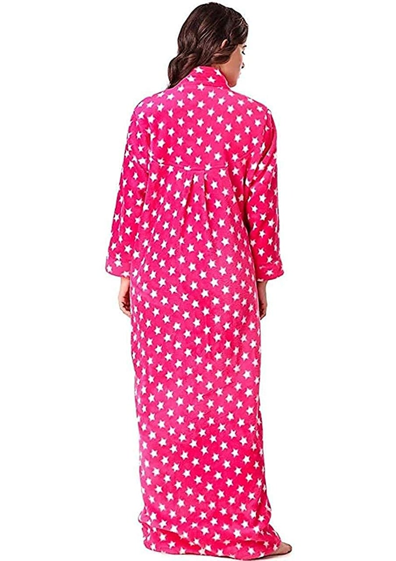 CIERGE Women's Wool Starred Maxi Nighty (Pack of 2) - Image 4
