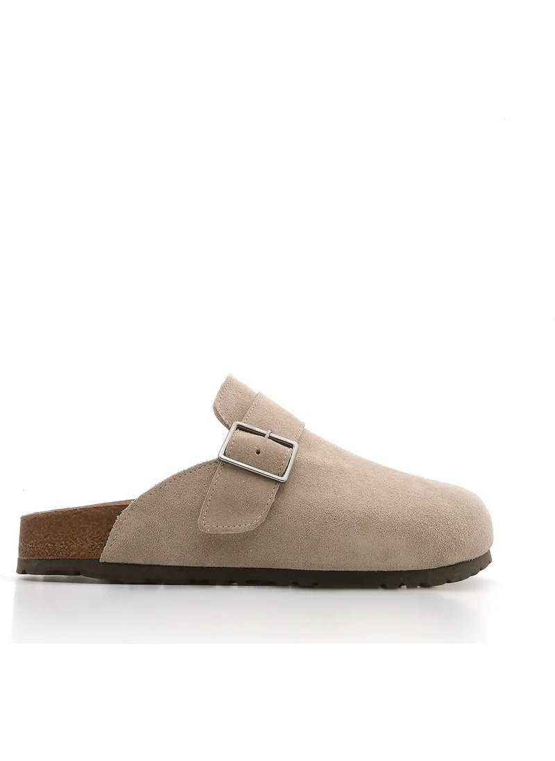 مارجين Margin Women's Leather Eva Sole Closed Buckle Daily Slippers Sumpa