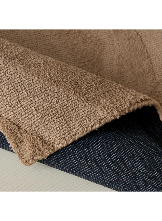 Home Box Milton Waves Knitted Microfibre Rug 75 X 150 Cm