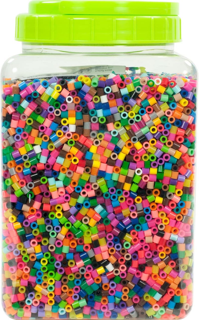 Perler 17000 Assorted Bulk Fuse Beads Set with Storage Jar - 22,000 Multicolor Beads for Arts and Crafts - Image 2