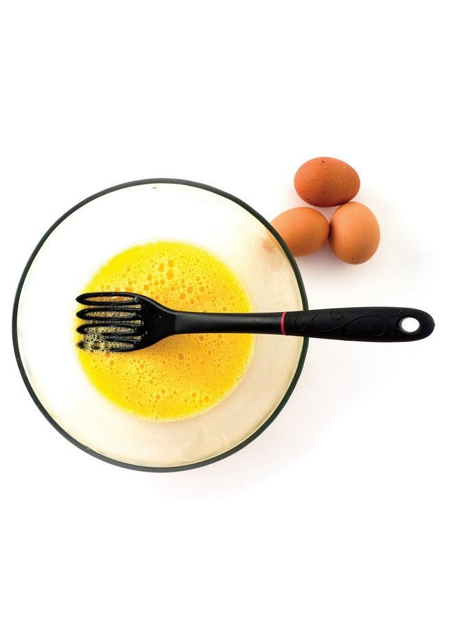 Norpro Norpro 1728 Grip-EZ Fiskie, 11 Inch, The Ultimate Fork-and-Whisk Combo, One Size, Black  - Image 2