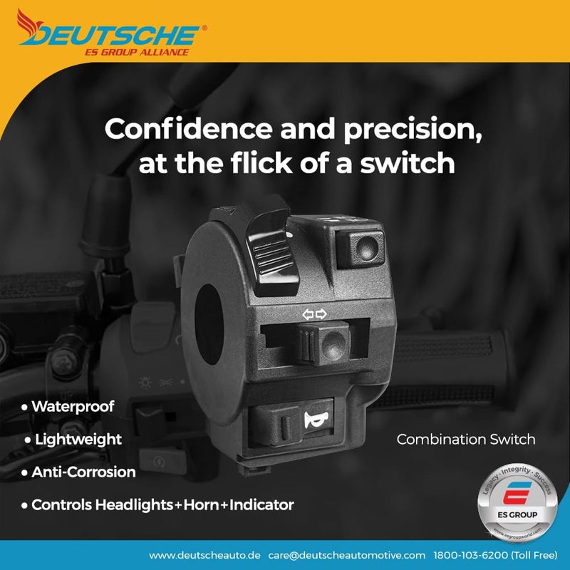 Deutsche Bajaj Discover Switch - Combination, 125/135 DTS-i, XCD, CT-100, RH - Image 3